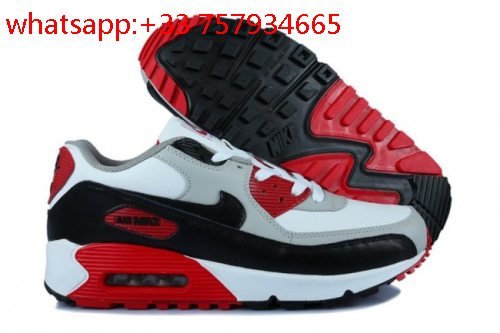 air max 90 blanche rouge
